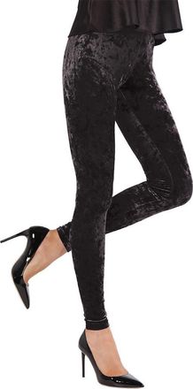 MeMoi Crushed Velvet Leggings in Black at Nordstrom Rack, Size Large/x-Large