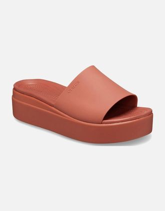 Crocs Womens Brooklyn Slide Womens Sandals - Brown - Size: 8