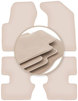 OEM Alfombrillas Beige Premium Para Jeep Patriot Todoterreno 2006-2016