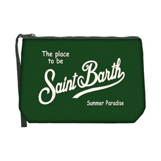 MC2 Saint Barth Aline Nylon Clutch Bag - female - MC2 Saint Barth - Clutches - Green - ONE SIZE - Bags