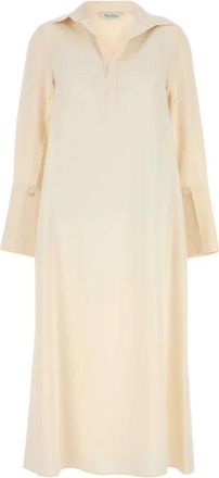 Max Mara Elegante Pure Jurken Collectie - Dames - Casual kleedjes - Beige - XS - Kleedjes