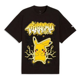 Puma x Pokemon Pikachu Oversized T-Shirt PUMA Black 635658-01