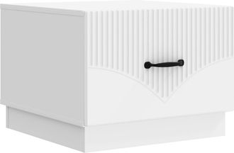 vidaXL Mesa De Caf&eacute; Con Caj&oacute;n 49 X 50 X 37 Cm Madera De Ingenier&iacute;a Vidaxl