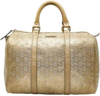 Gucci Pre-owned Handbags, female, Yellow, Size: ONE SIZE Pre-owned Vintage Handbag