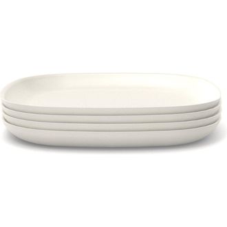 Ekobo Square Dinner Plate - Set of 4 in Off White at Nordstrom