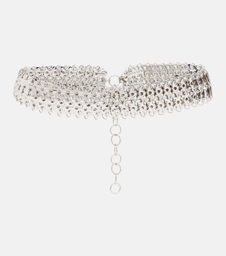 Paco Rabanne Embellished chain belt