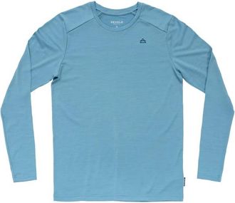 Devold Premium L/S Merinoshirt für Herren | blau/türkis