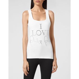 Philipp Plein Tank Top Women in White at Nordstrom, Size X-Small