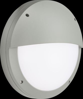 Netlighting LED Eyelid Bulkhead CCT with Daylight Sensor Grey 230V IP65 18W