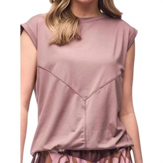 Indyeva Goma Tank Top In Dusty Plum
