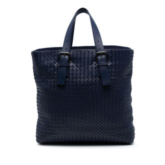 Bottega Veneta Tweedehands Nappa Intrecciato Geknoopte Tote