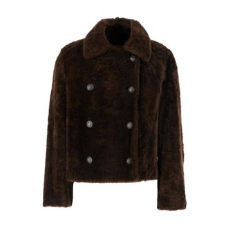 Brunello Cucinelli Dames, Jassen, Bruin, Maat: S