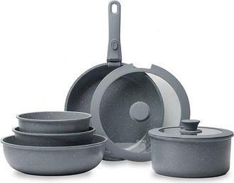 Castey Bateria Cocina Grey 8 Pzas