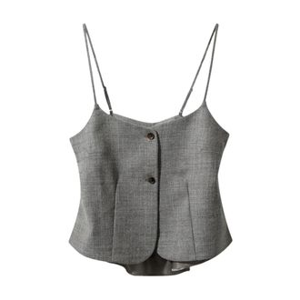 The Garment Sleeveless Tops, female, Gray, Size: 2XS Pine Top