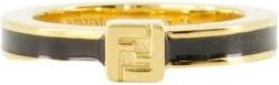 Fendi Forever Ring - Dames - Ringen - Geel - S - Leer - Accessoires