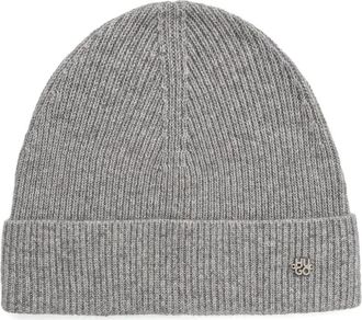 HUGO BOSS Muts met logodetail - Grijs