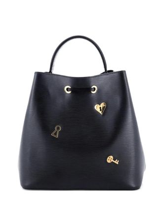 Louis Vuitton NeoNoe Handbag Love Lock Epi Leather bucket bag - Nero