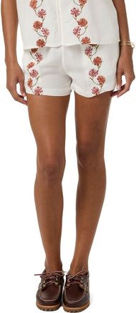 O'Neill Farren Linen Blend Shorts in Tofu at Nordstrom, Size Xx-Large