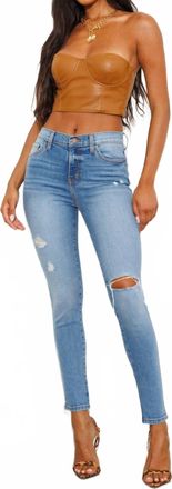 Vibrant M.i.U A Keeper Ankle Skinny Jeans In Light Stone