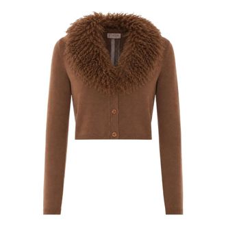 Twinset Truien & Vesten, Dames, Bruin, S, Cardigans