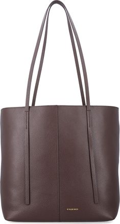 By Malene Birger Brown Abilso Leather Tote Bag