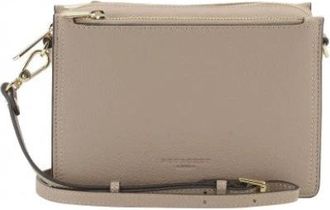Pourchet Alesia PM Trotteur - Dames - Schoudertassen - Beige - ONE Size - Leer - Tassen