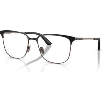 Giorgio Armani 53mm Rectangle optical glasses in Black at Nordstrom