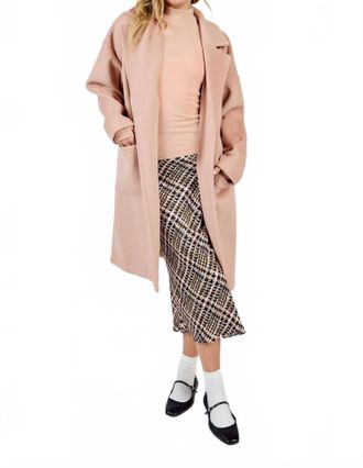 Sadie & Sage Hayley Open Coat In Rose