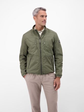 Lerros Outdoorjacke LERROS, Herren, Gr. XXL, nordic olive, Web, Obermaterial: 63% Baumwolle, 33% Polyamid, 4% Elasthan, unifarben, normal h&uuml;ftbedeckend, Rund