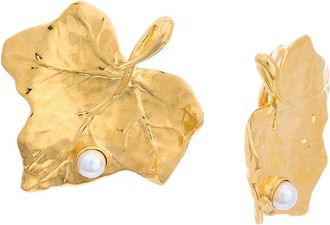 Oscar De La Renta Vines Stud Earrings