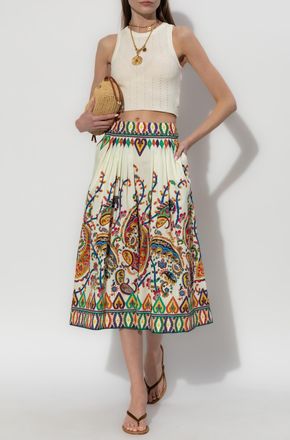 Etro Patterned Skirt, Womens, Multicolour