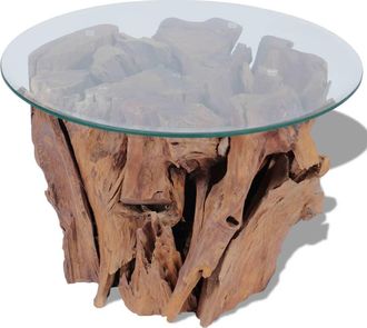 vidaXL Tavolino Da Salotto In Legname Massello Di Teak 60 Cm - Vidaxl