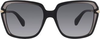 Rag & Bone Grey Gradient Square Ladies Sunglasses RNB1059/G/S 0807/9O 57