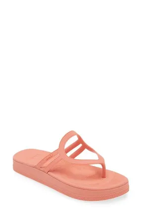 Sanuk Sunshine Platform Flip Flop in Burnt Coral at Nordstrom, Size 11