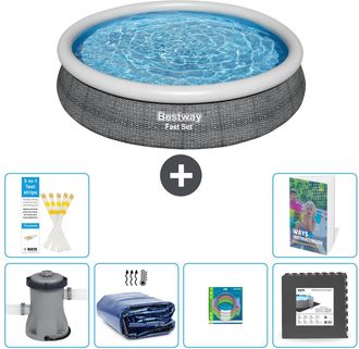 Bestway Piscina Bestway Fast Set Redonda - 366x76 Cm - 7-piezas S177