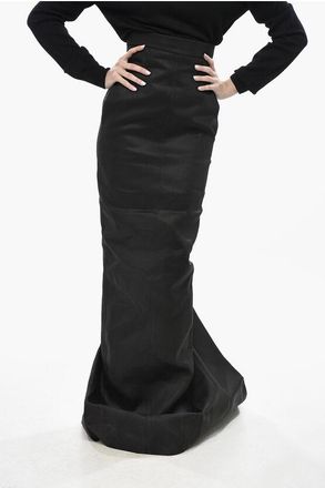 Rick Owens HOLLYWOOD Linen Maxi Pencil Skirt LIDO size 40