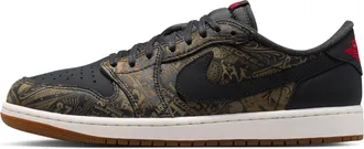 Nike Jordan Mens Air Jordan 1 Low OG Laser Shoes in Black | IV6750-001