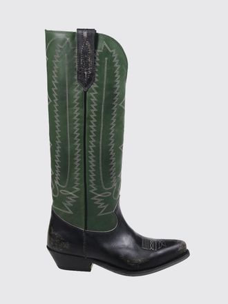 Golden Goose Stivale Wish Star Golden Goose in pelle con ricami