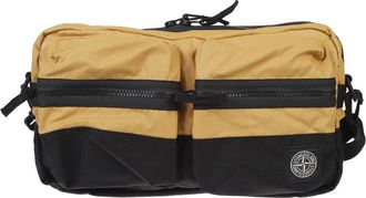 Stone Island Crossbody tas met ritsvakken - Heren - Schoudertassen - Geel - ONE Size - Katoen - Tassen