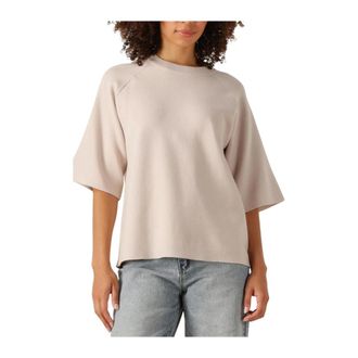Object Object - Objreynard 2/4 Gebreide Pullover - Dames - Truien - Beige - Maat: XS