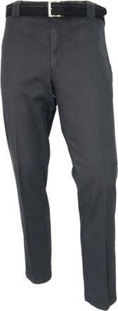 Meyer Broek - Heren - Slim Fit Broeken - Grijs - W31 - Katoen - Broeken