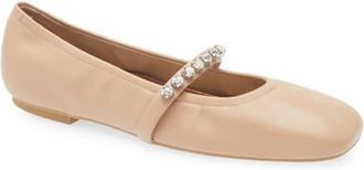 Stuart Weitzman Goldie Ballet Flat in Adobe at Nordstrom, Size 10.5
