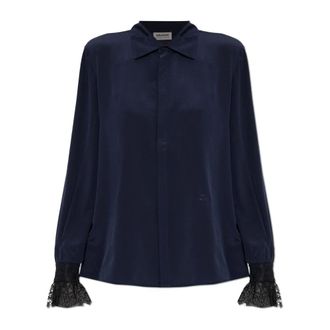Zadig&Voltaire Dames, Blouses & Shirts, Blauw, Maat: S Zijde