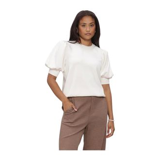 Minus Overhemden, Dames, Wit, S, Mslevina T-shirt