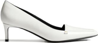 Khaite Celia 50mm pumps met vierkante neus en hak - Wit