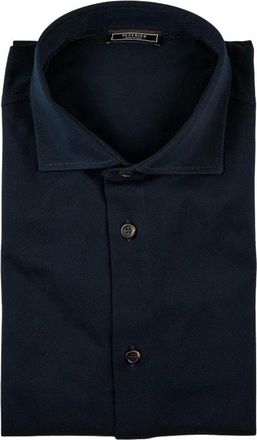 PESERICO Hombre, Camisas, Azul, Talla: M