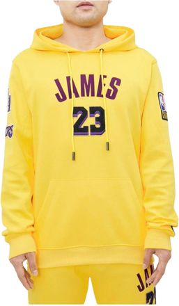 Pro Standard Pro Standard Los Angeles Lakers Lebron James Pro Team Hoodie in Yellow Men