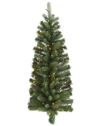 Nearly Natural 3Ft Flat Back Wall Hanging Artificial Christmas Tree