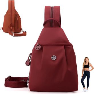 Generic 2025 Premium 3 in 1 Anti-Theft Travel Tote Bag, Waterproof 2-Way Commuter Bag, Large Capacity Oxford Convertible Shoulder Bag (Red)