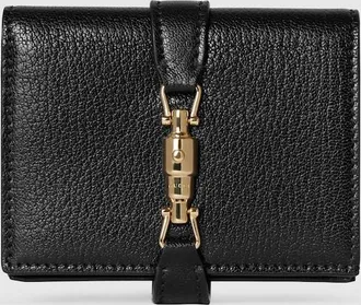 Gucci Jackie Medium Wallet, Black, Leather